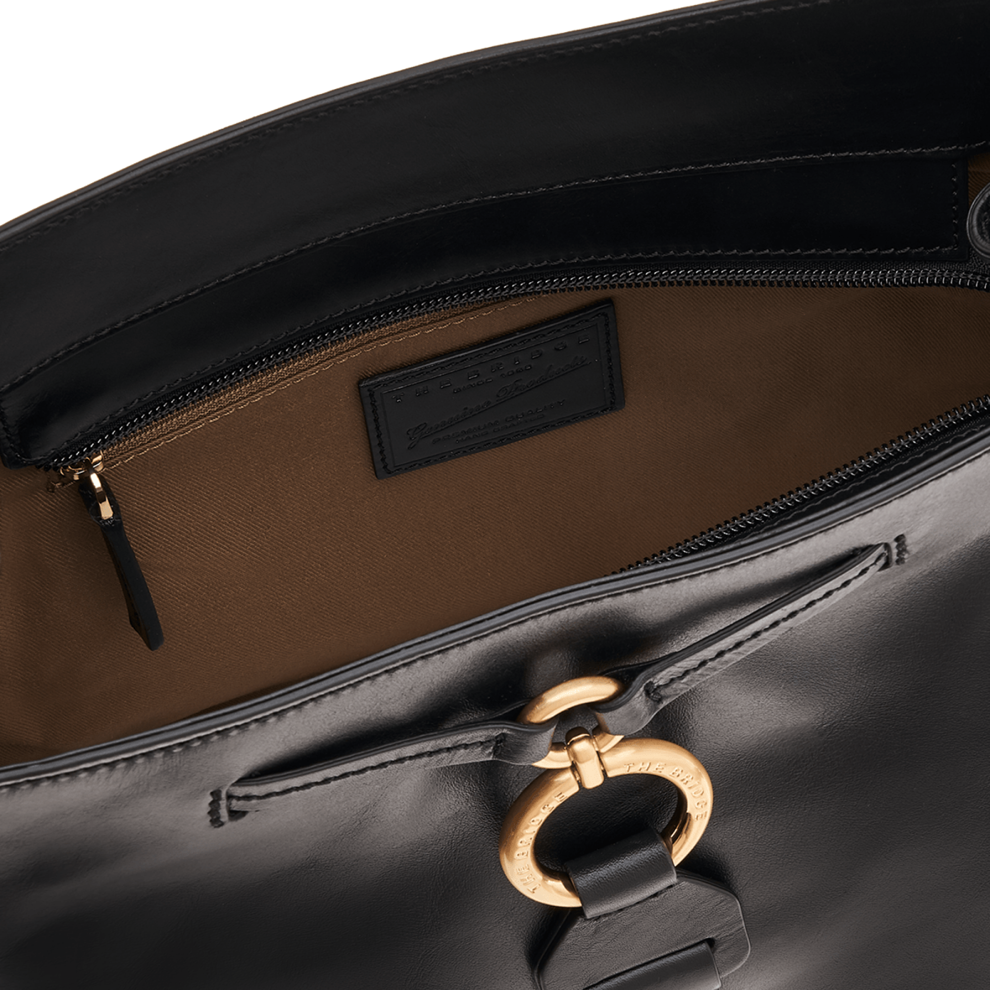 The Bridge Hobo Bag Nero/oro 0411204N.30