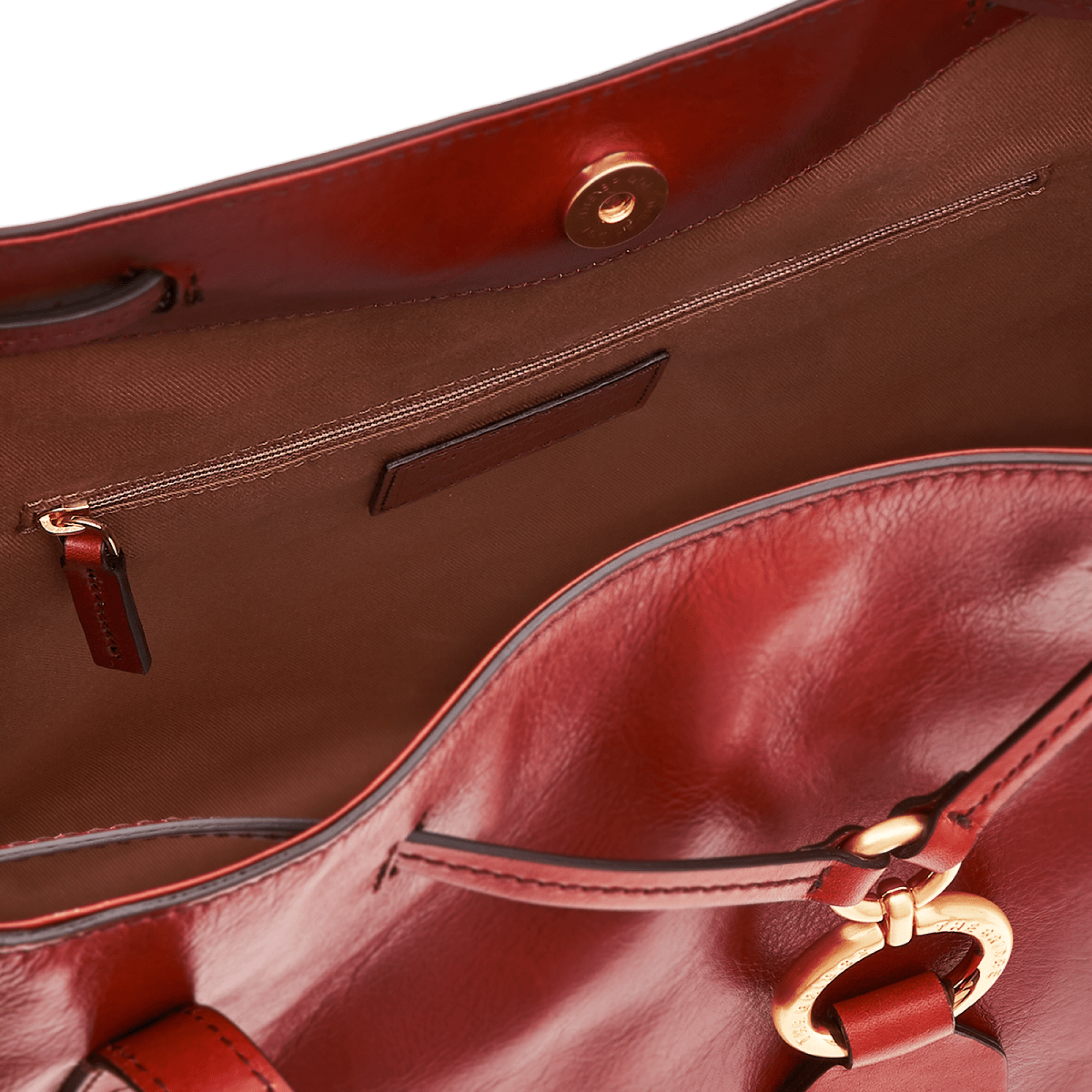 The Bridge Shopping Bag Rosso Ribes/oro 0411404N.2E