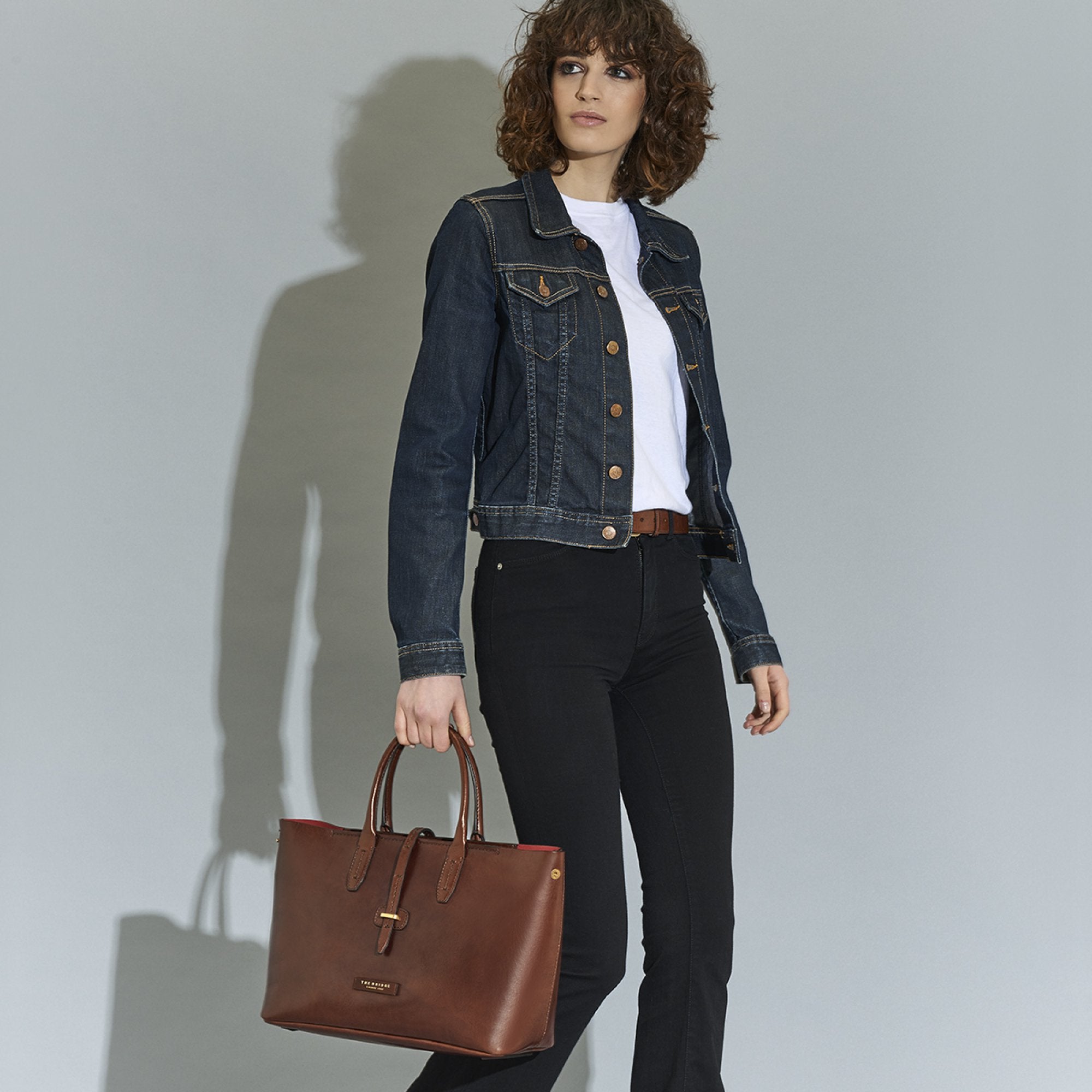 The Bridge Shopper Cognac/oro 04131701