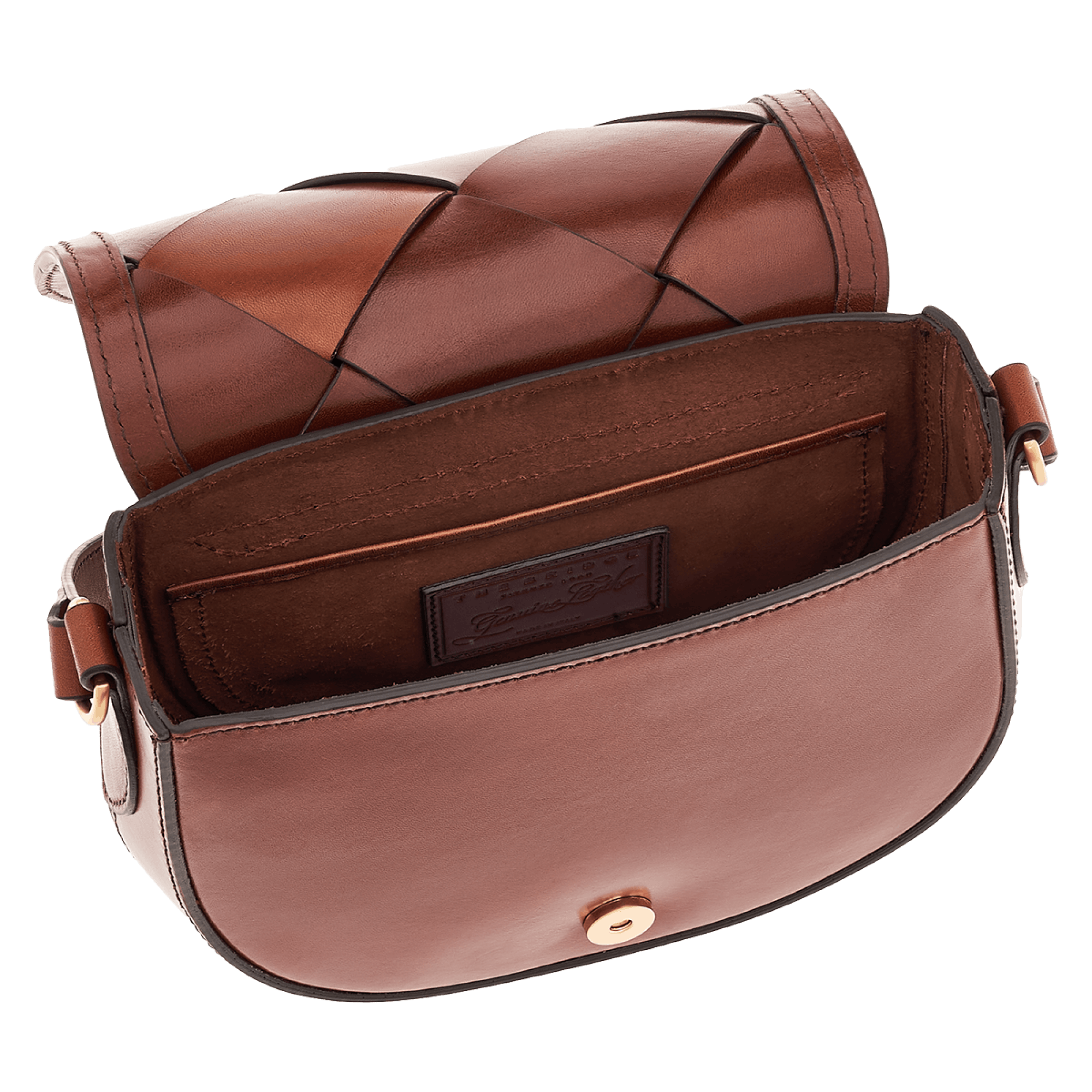 The Bridge 04172201.14 - Borsa Tracolla Marrone/Oro