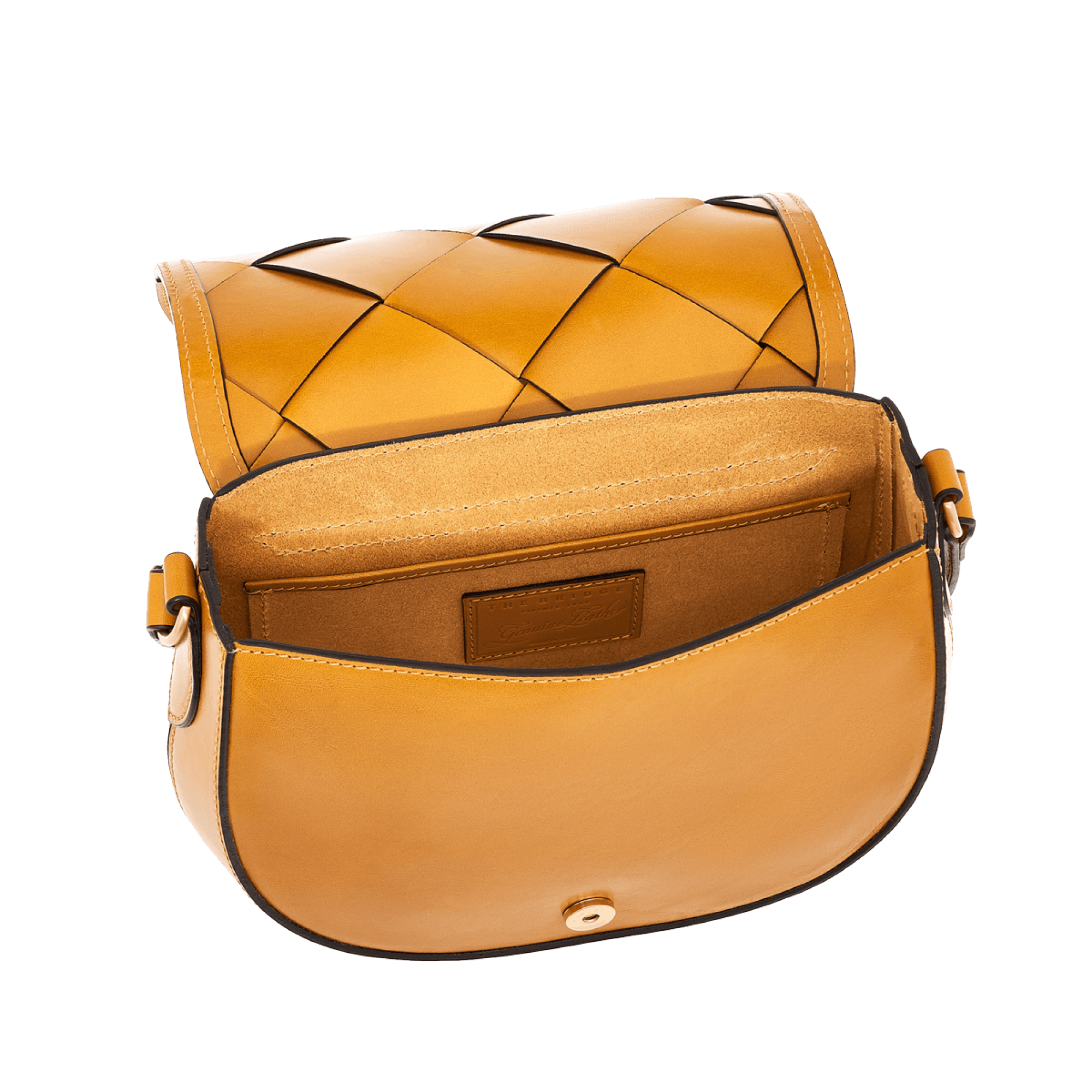 The Bridge 04172201.I3 - Borsa Tracolla Miele/Oro