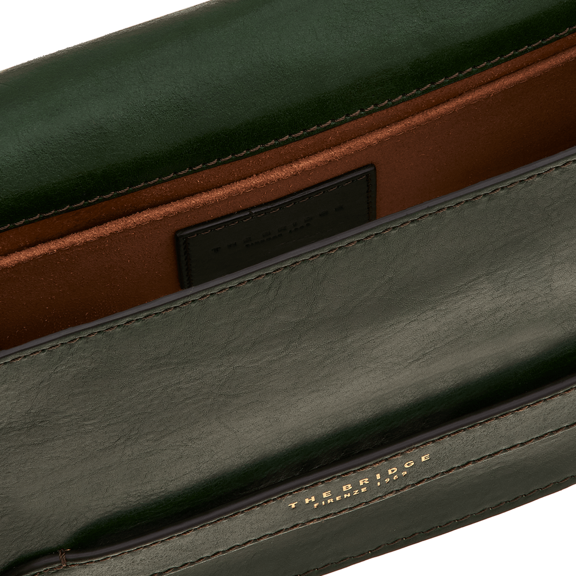 The Bridge Shoulder Bag Verde Inglese/oro 04193001.X0