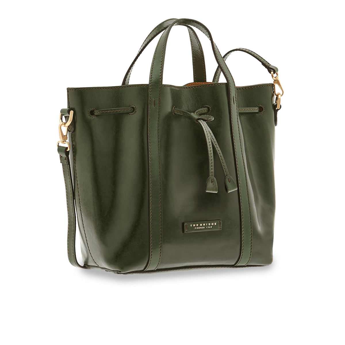 The Bridge Bucket Bag Verde Inglese/oro 04200001.X0