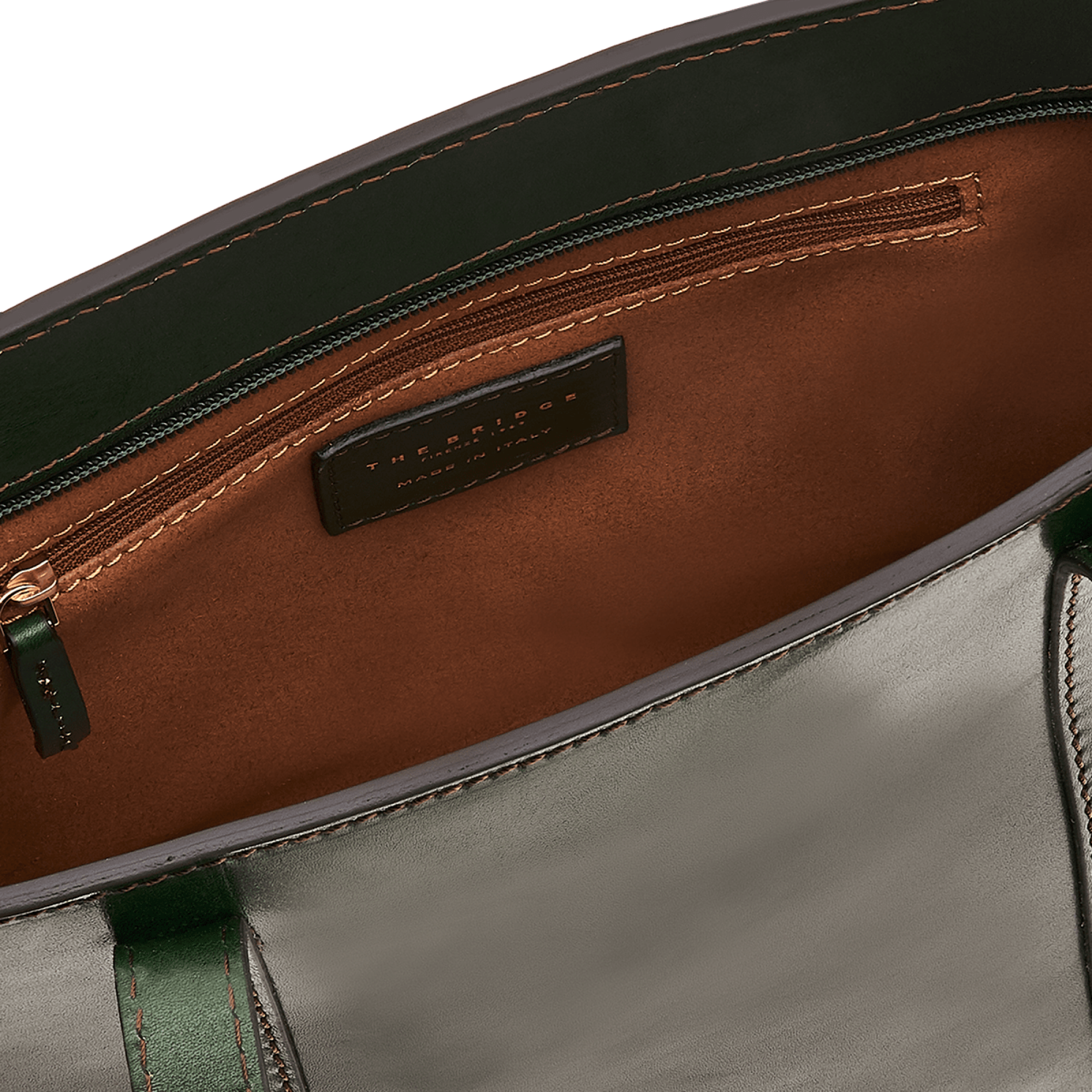 The Bridge Shopping Bag Verde Inglese/oro 04201001.X0