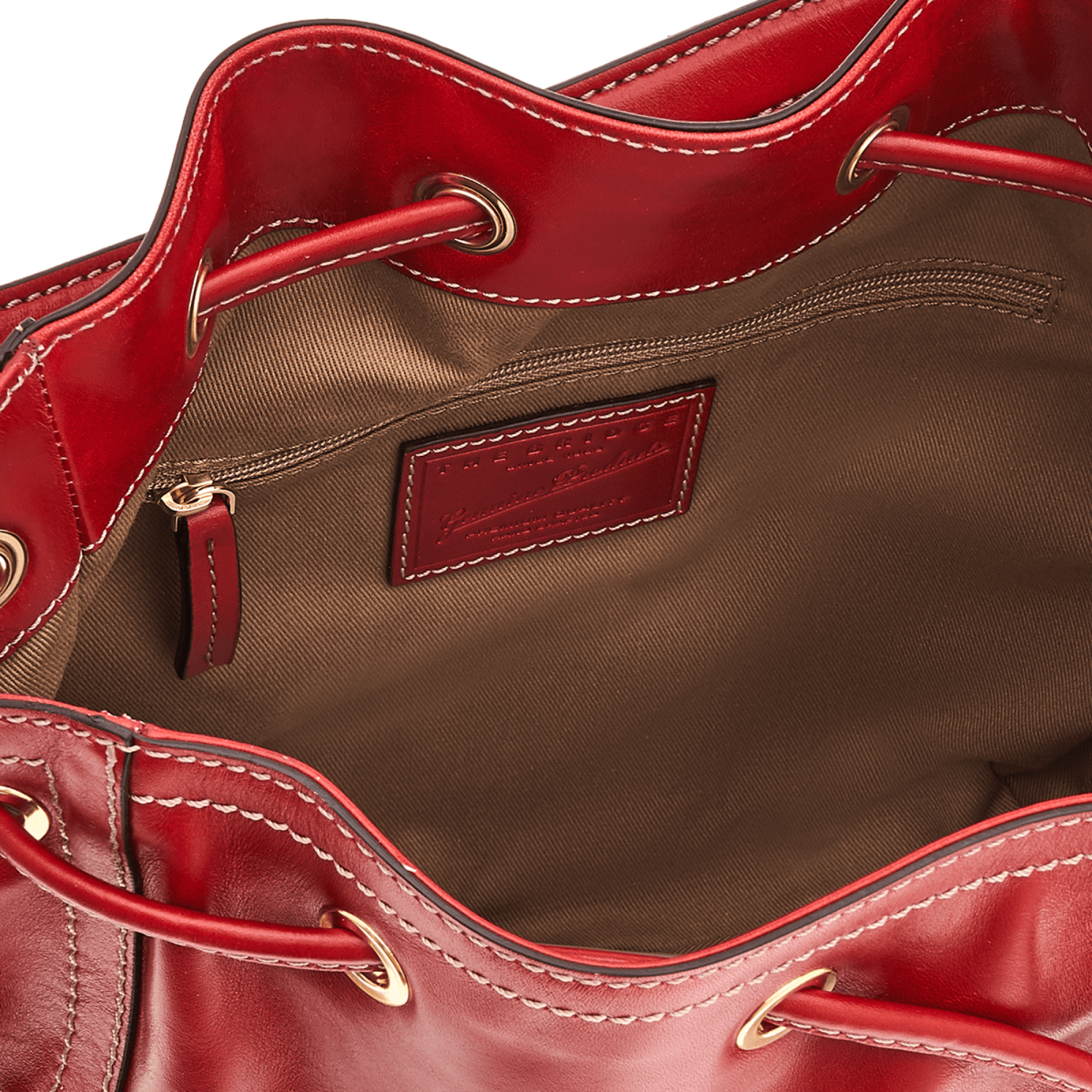 Borsa secchiello The Bridge rosso Spedizione - Main Image