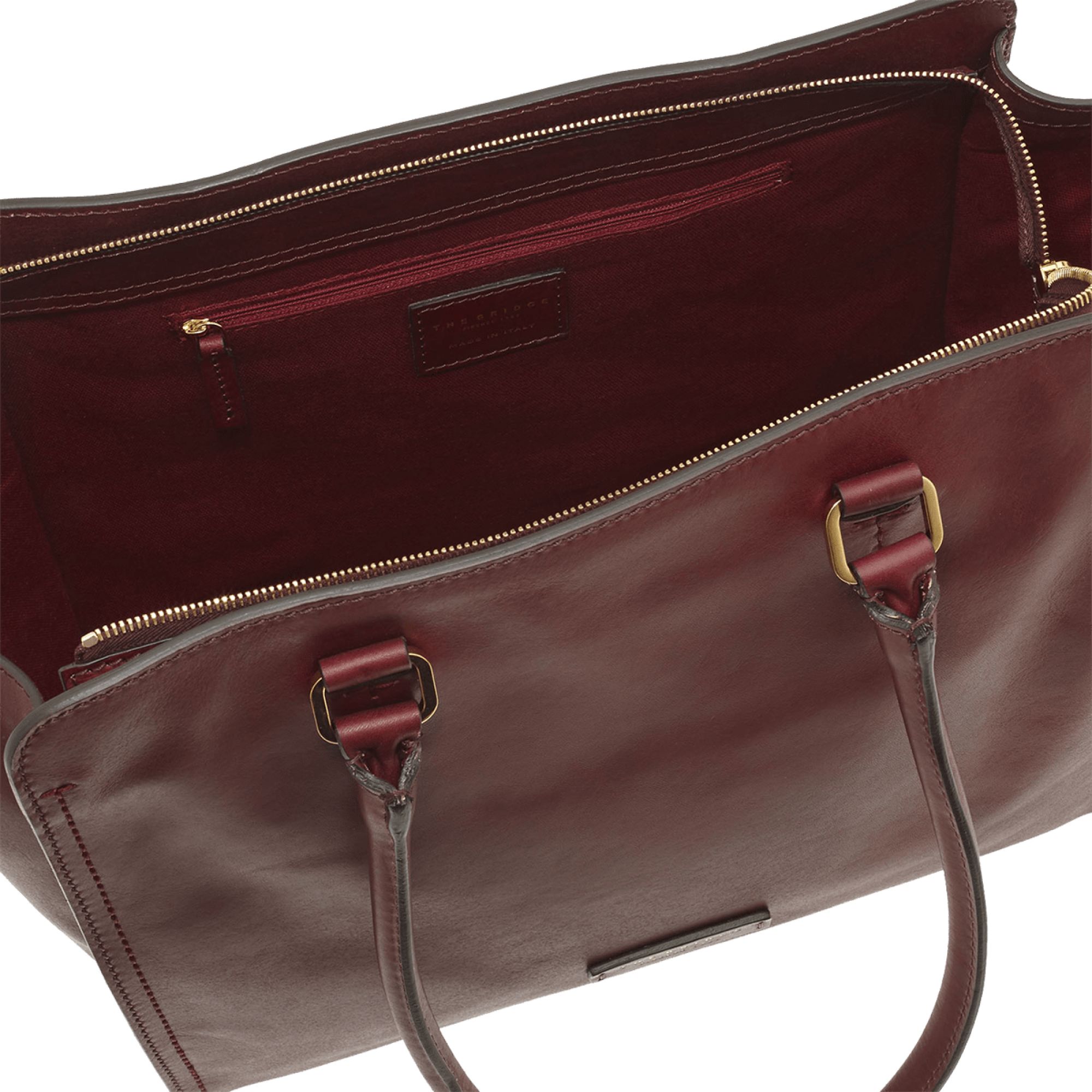 The Bridge Shopper Bordeaux/oro 0432473Y