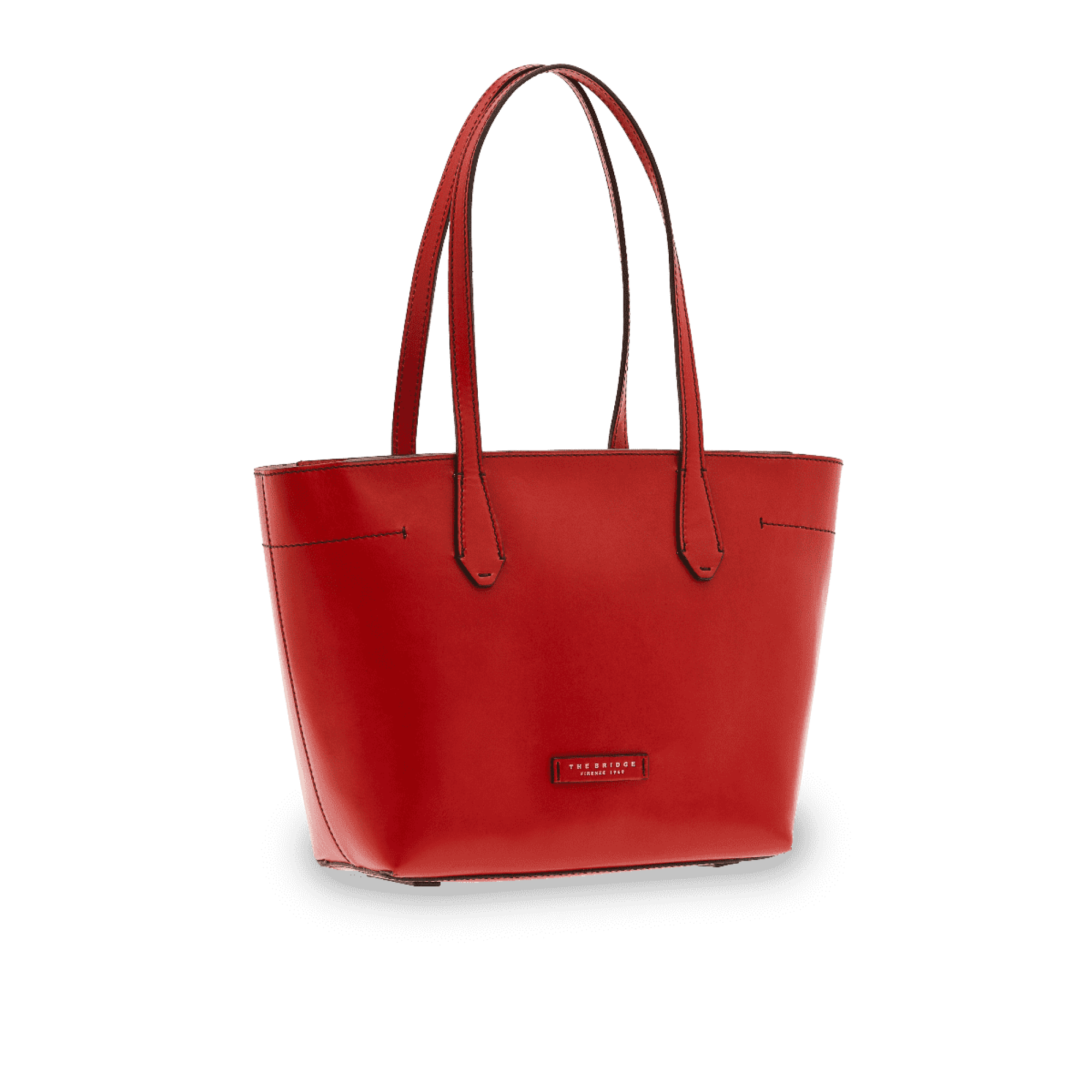 The Bridge, shopper rosso ciliegia/oro 04361001.9I