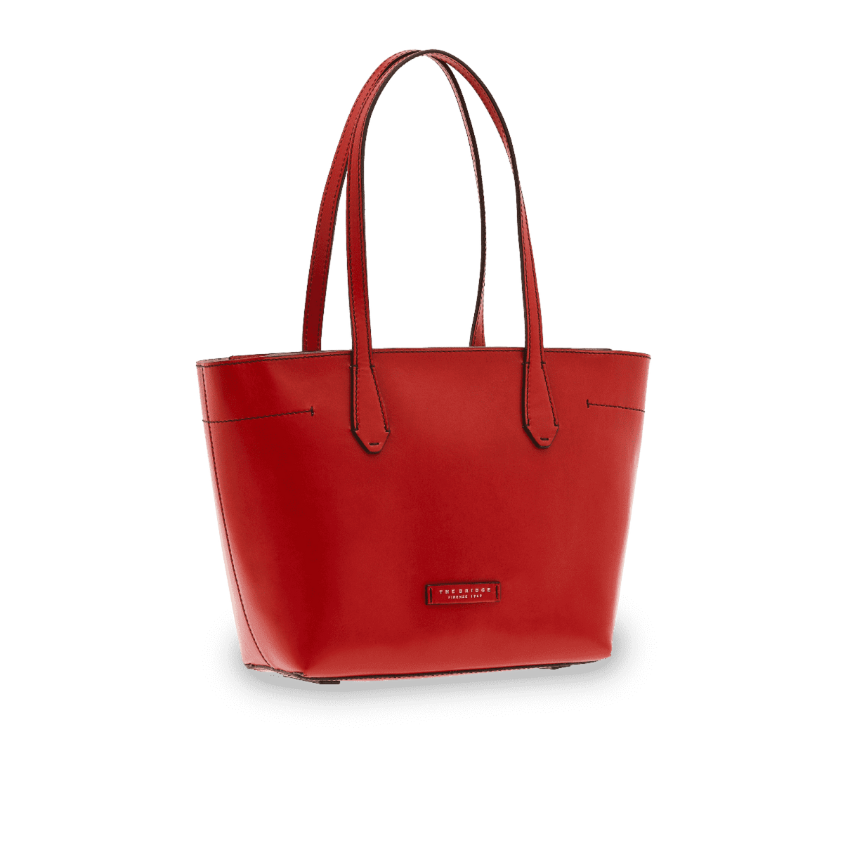 The Bridge, shopper rosso ciliegia/oro 04361001.9I