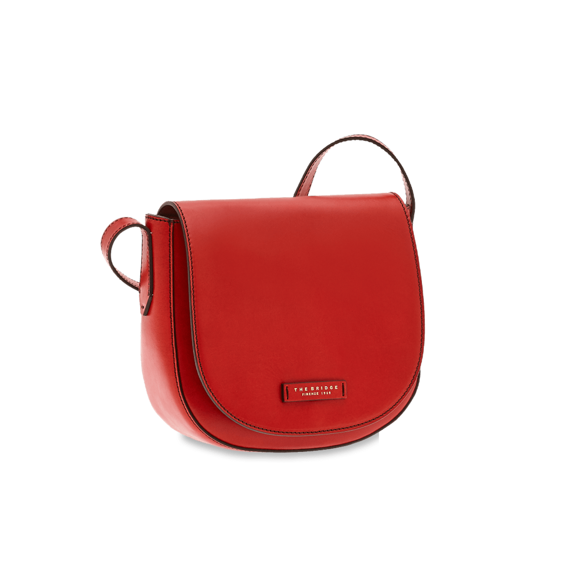 The Bridge, saddle bag rosso ciliegia/oro 04363001.9I