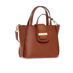 The Bridge 043842BX.14 Borsa Tote Marrone/Oro