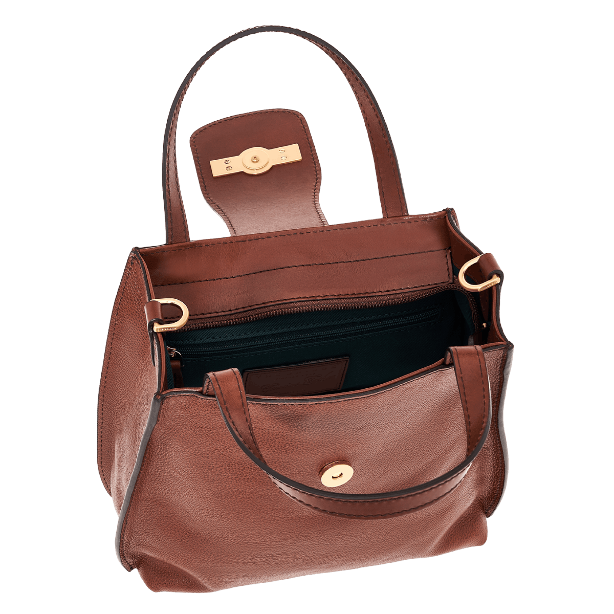 The Bridge 043842BX.14 Borsa Tote Marrone/Oro