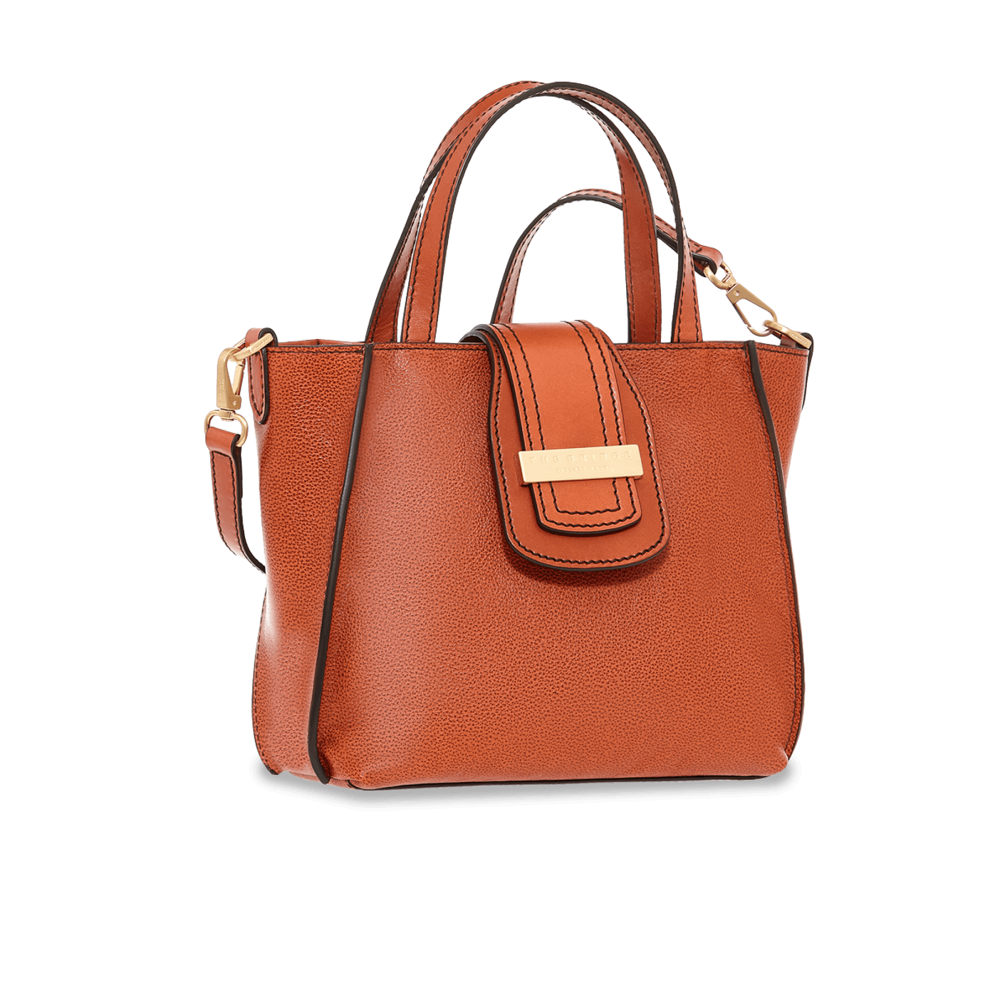 The Bridge 043842BX.I1 - Borsa Tote Ruggine/Oro