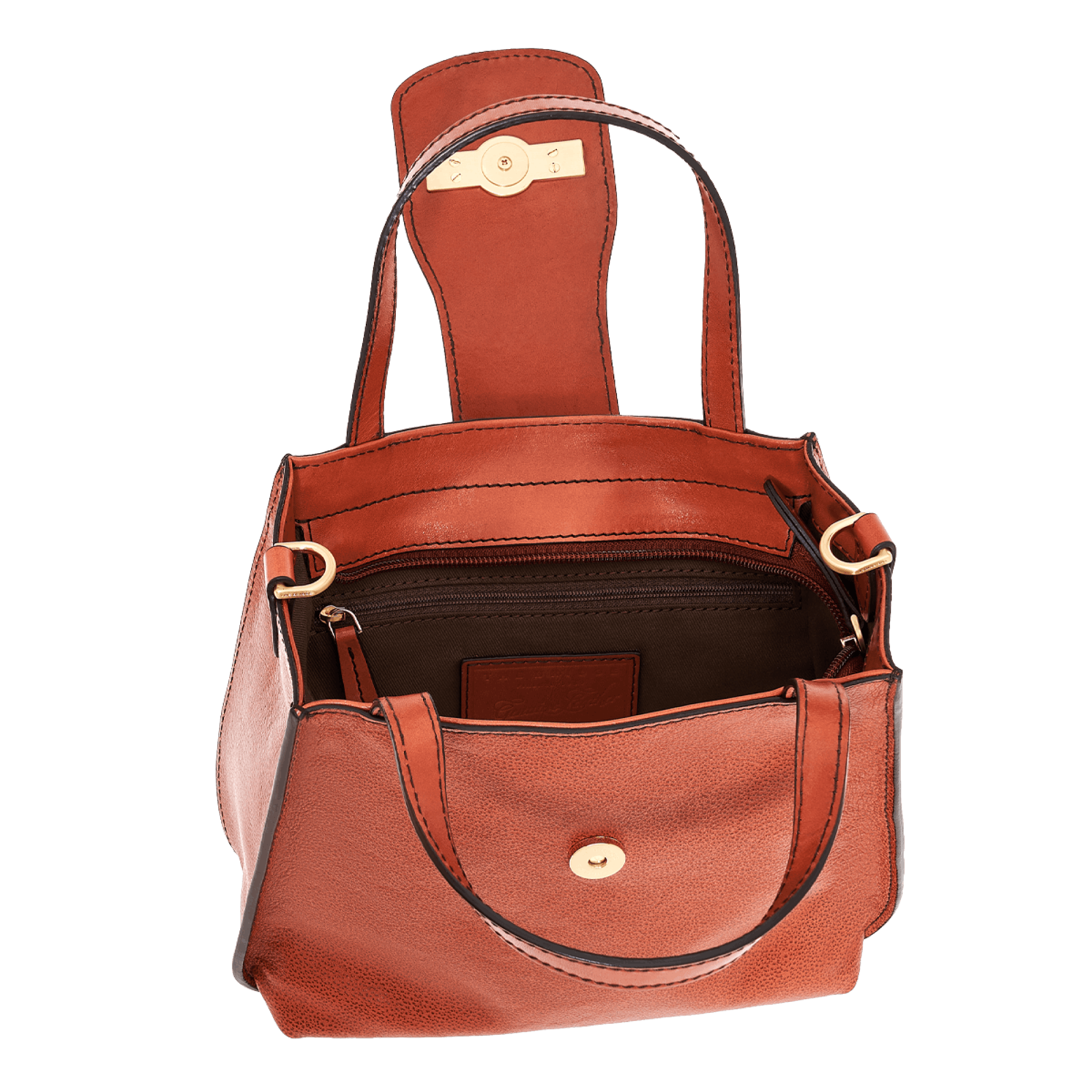The Bridge 043842BX.I1 - Borsa Tote Ruggine/Oro