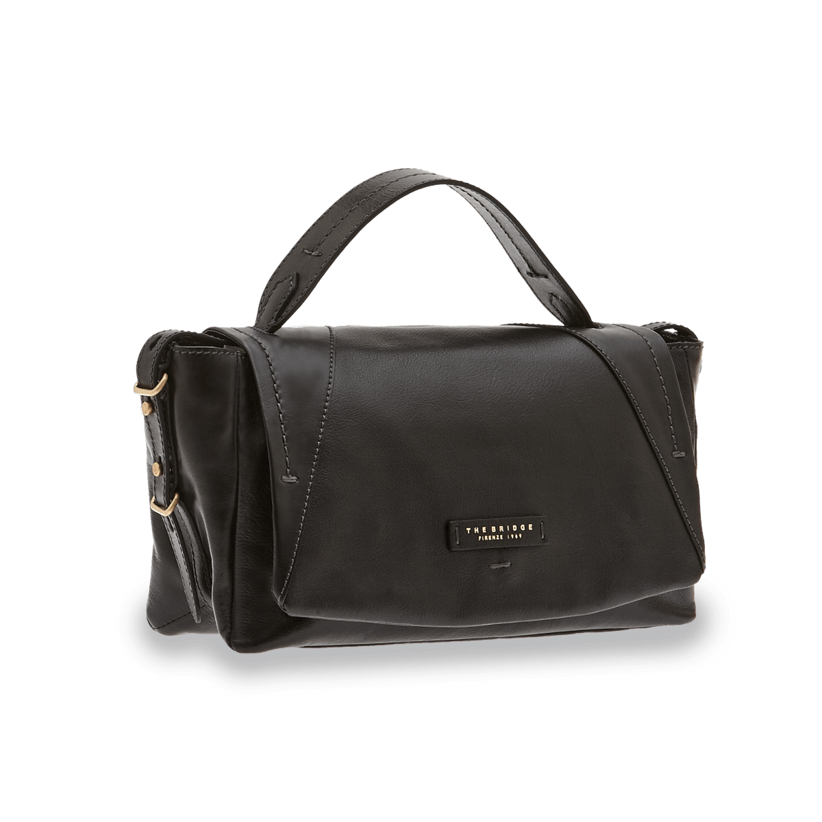 The Bridge Satchel Bag Nero/oro 0439204N.30