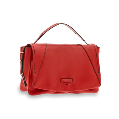 The Bridge,  satchel bag rosso ciliegia/oro 0439304N.9I