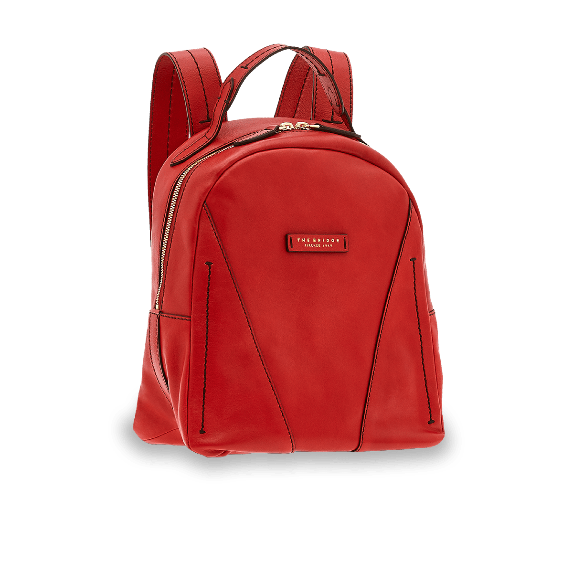 The Bridge, backpack rosso ciliegia/oro 0439504N.9I