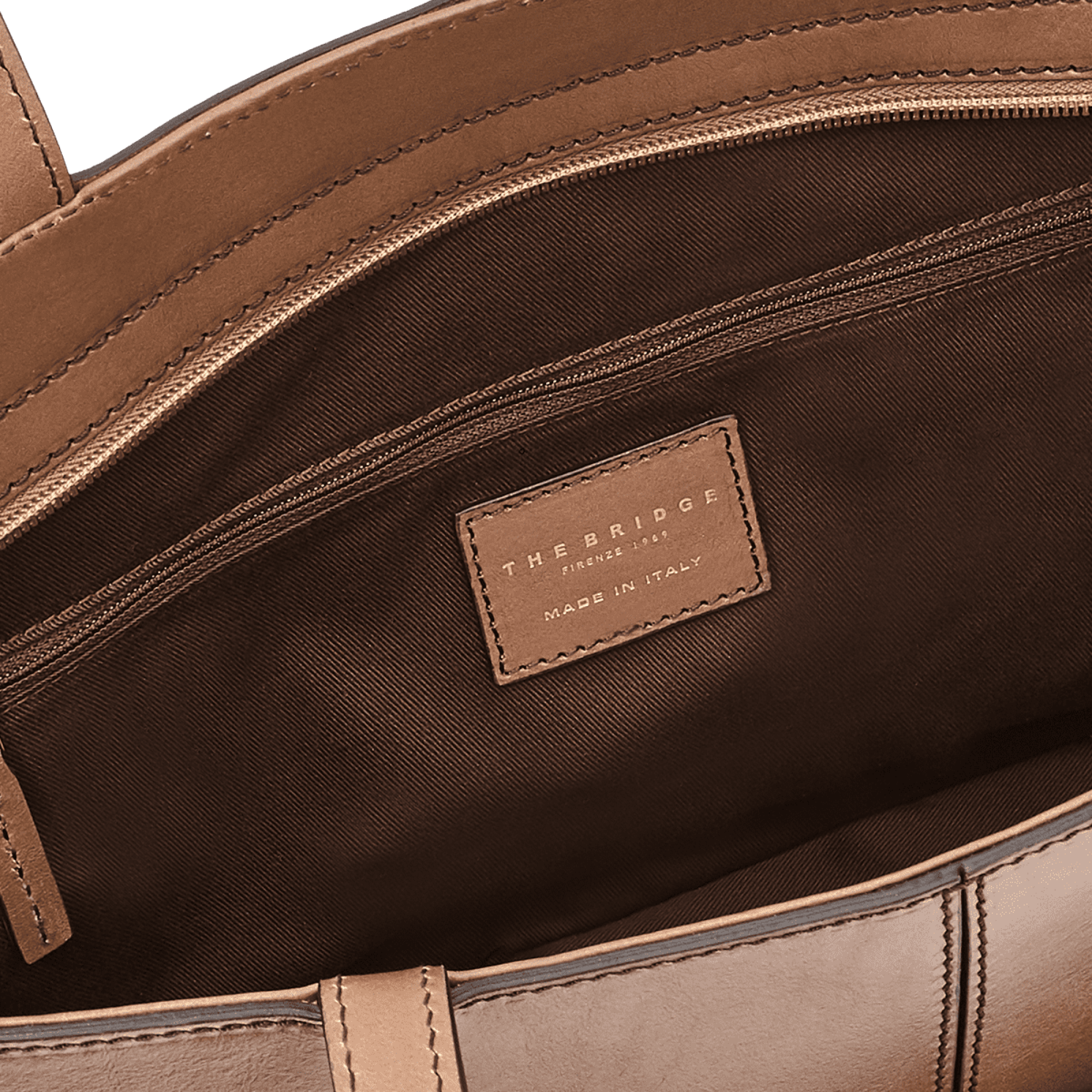 The Bridge Shopper Grigio/oro 04467901.E3