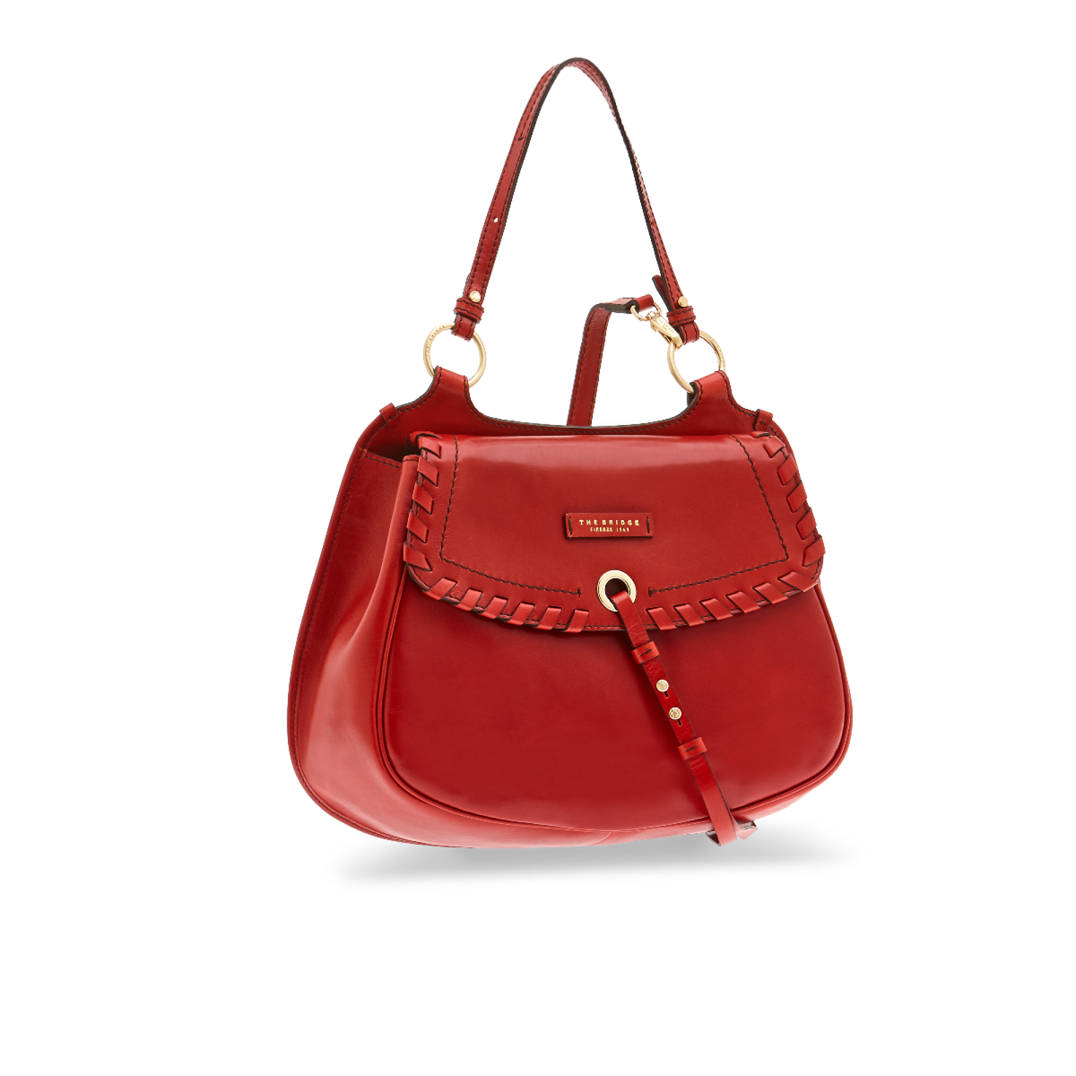 The Bridge Borsa Doppia Funzione Rosso Ciliegia/oro 0459394N.9I