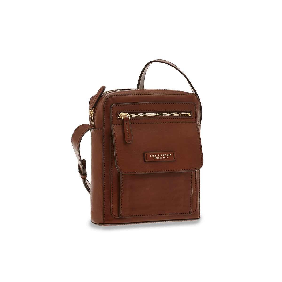 Borsa a Tracolla The Bridge Marrone/Oro 05312201.14