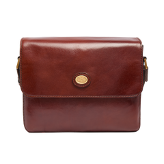 Borsa messenger uomo in pelle