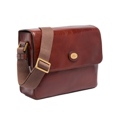 Borsa messenger uomo in pelle
