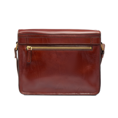 Borsa messenger uomo in pelle