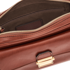 The Bridge 05342201.14 - Borsa Tracolla Marrone/Oro