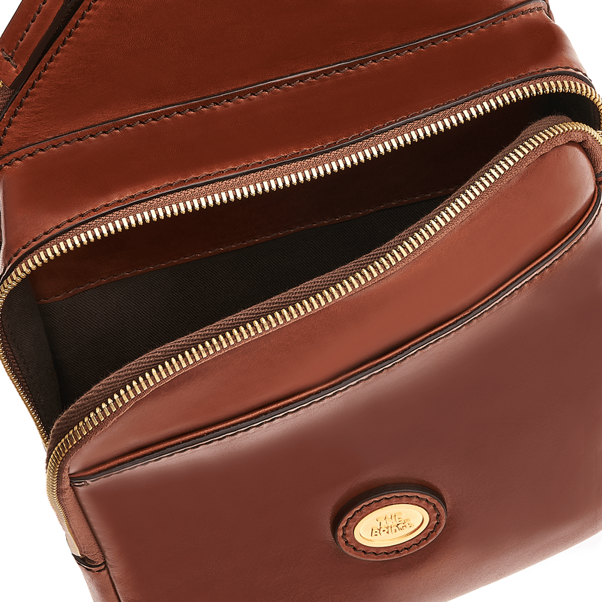 The Bridge Man Bag Marrone/oro 05352001.14