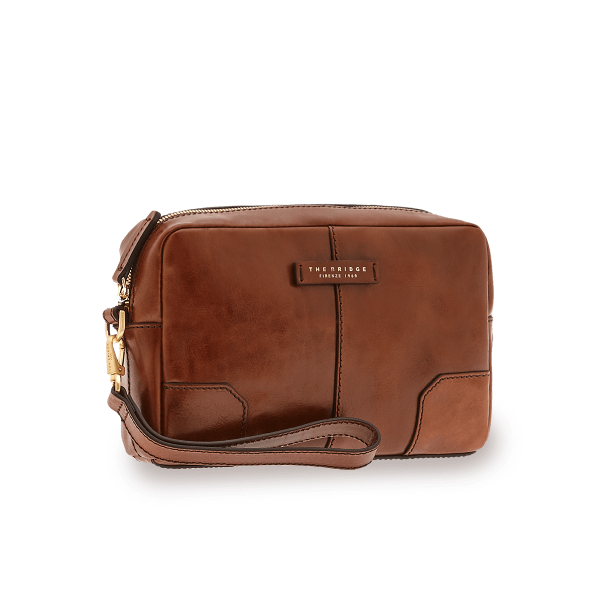 The Bridge Borsa Uomo Marrone/oro 05363001.14