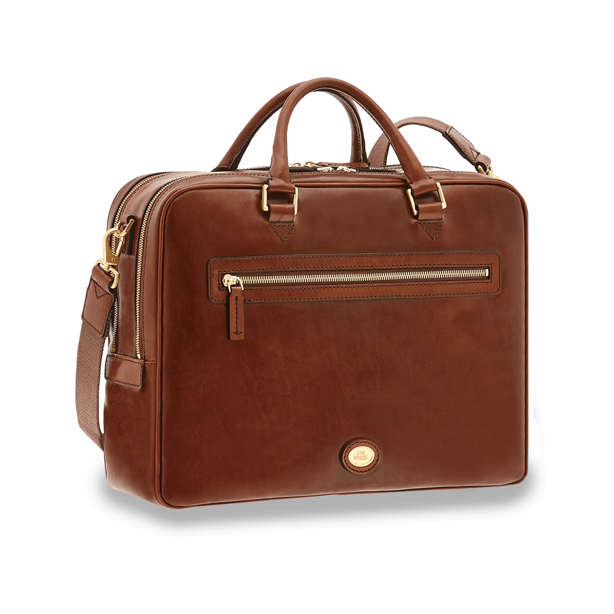 The Bridge Briefcase Marrone/oro 06350001.14