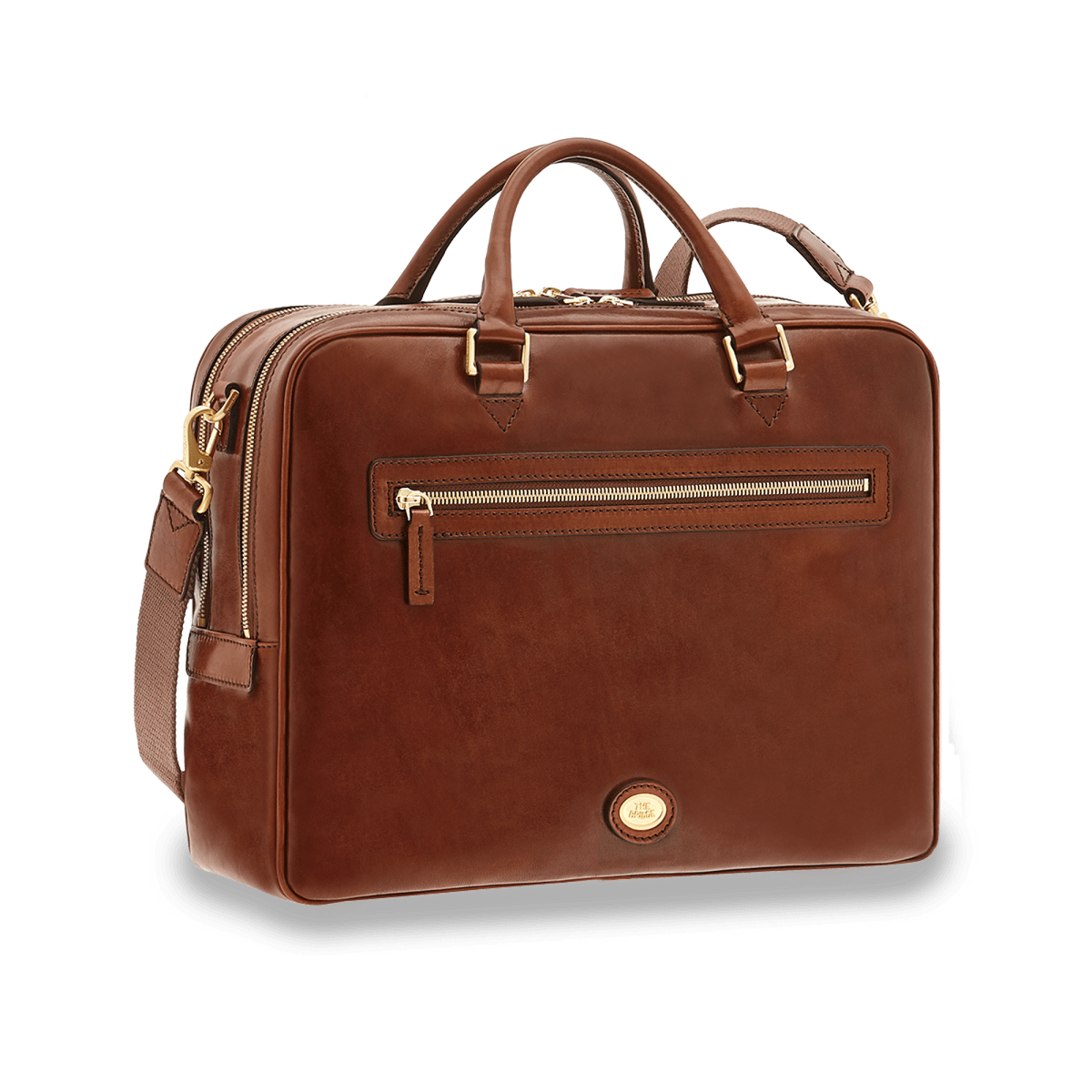 The Bridge Briefcase Marrone/oro 06350001.14