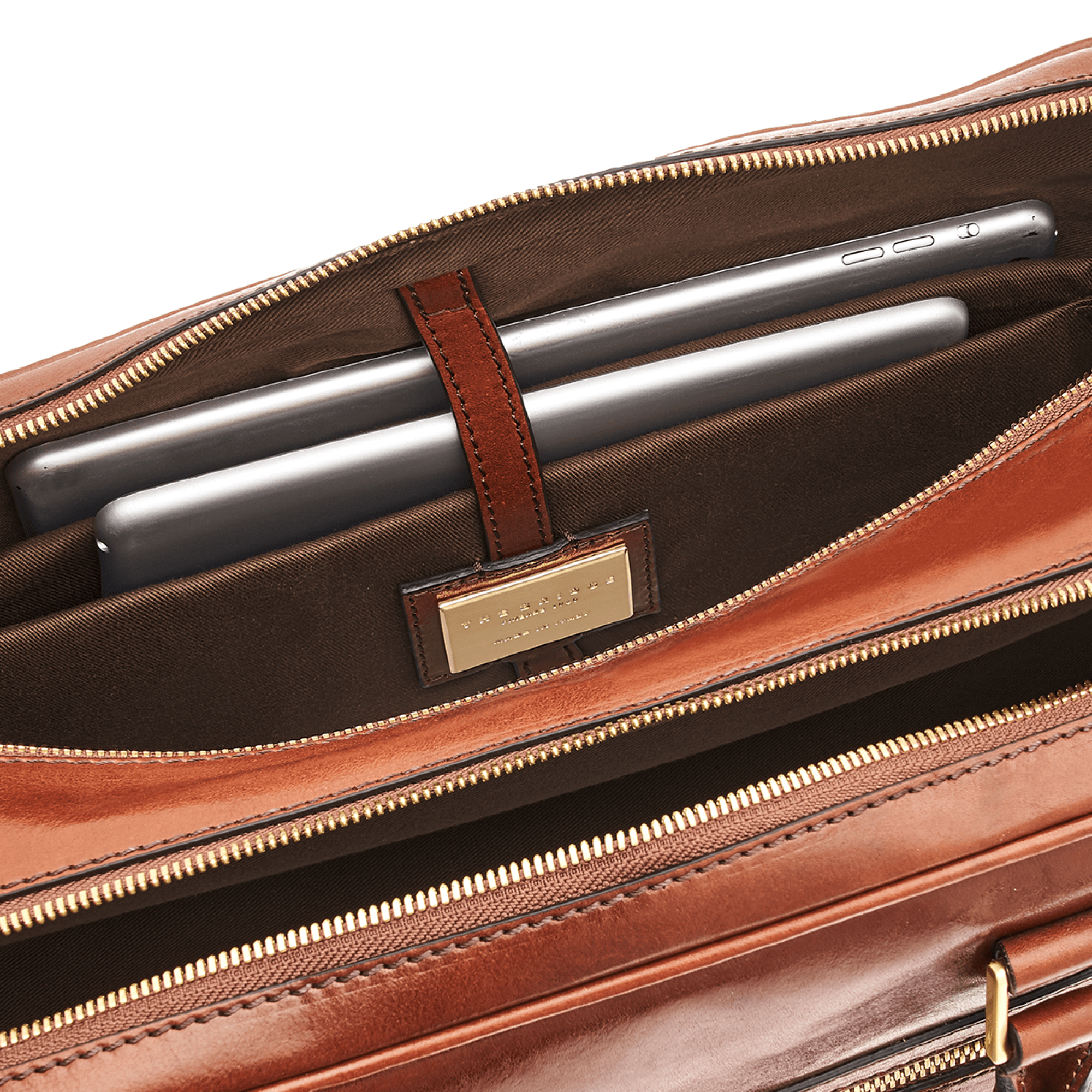 The Bridge Briefcase Marrone/oro 06350001.14
