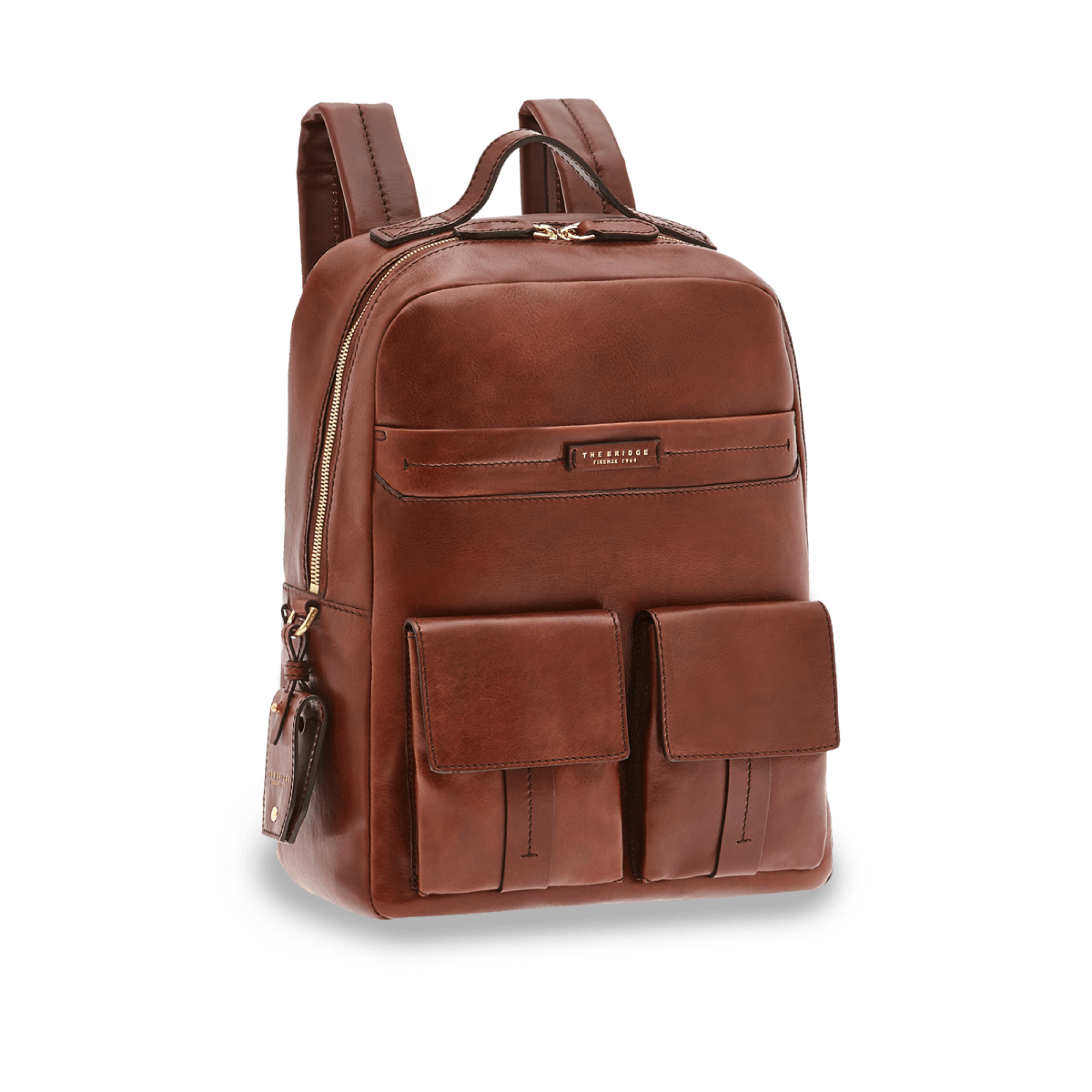 The Bridge, backpack marrone/oro 0641006O.14