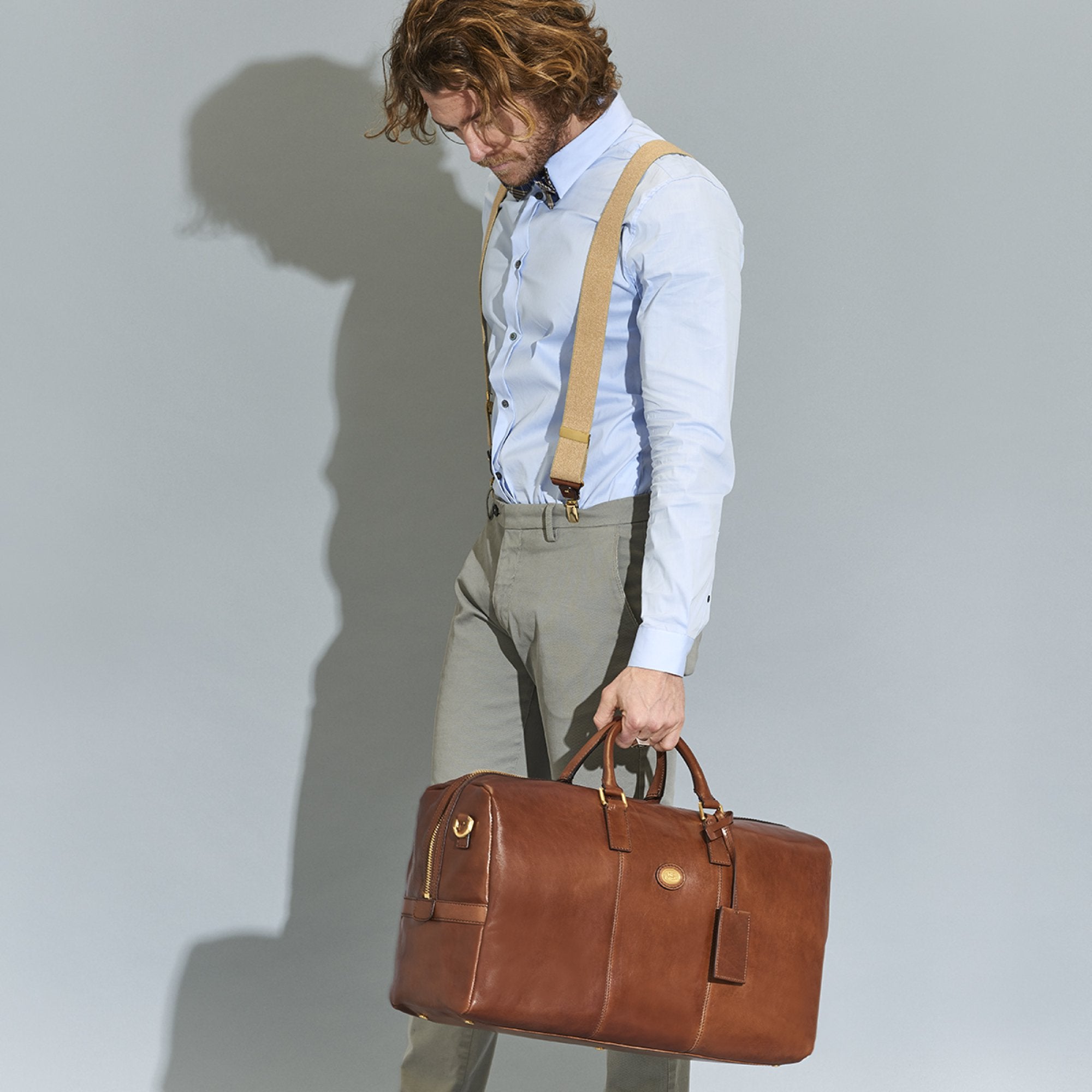 The Bridge Borsa Viaggio Marrone/oro Spedizione