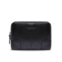 Pochette uomo in pelle con zip