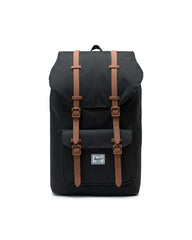 Herschel zaino Little America Backpack Black/Saddle Brown 10014-02462-OS  66419042302462