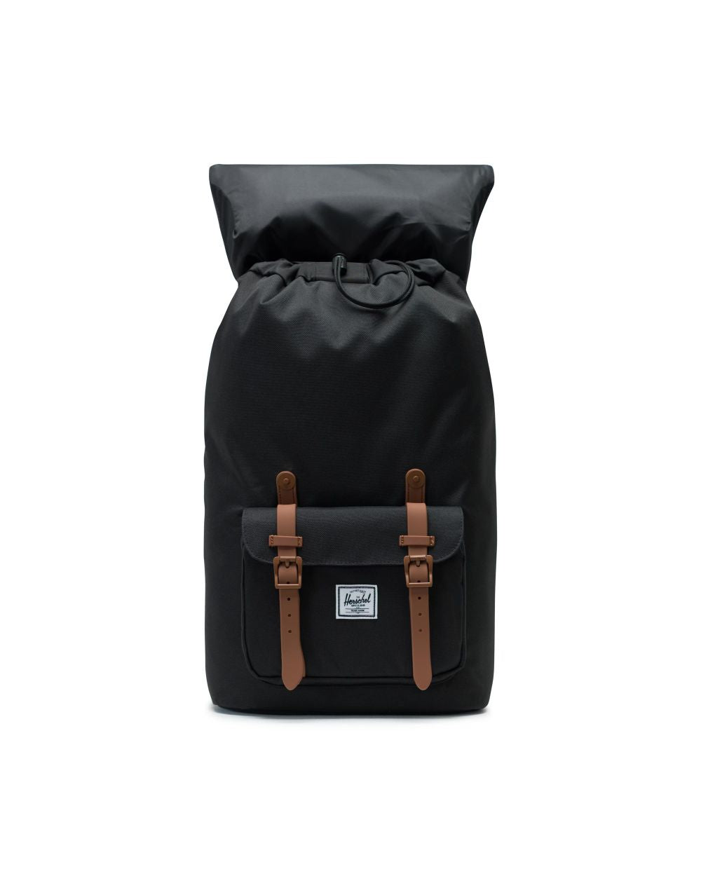 Herschel zaino Little America Backpack Black/Saddle Brown 10014-02462-OS  66419042302462