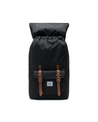 Herschel zaino Little America Backpack Black/Saddle Brown 10014-02462-OS  66419042302462