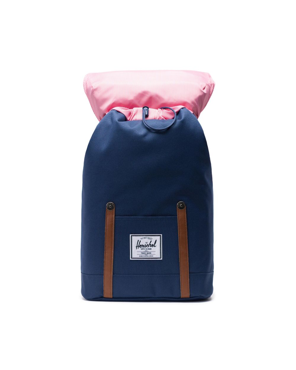 Herschel Zaino Rtreat backpack Pelle sintetica blu scuro marrone chiaro 10066-00007-OS 66419038700007