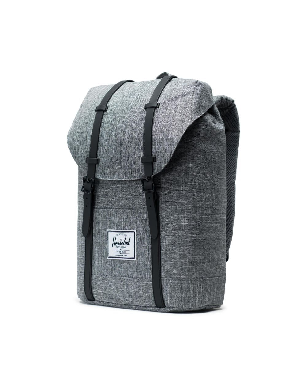 Herschel Zaino retreat backpack Raven Crosshatch Black 10066-01132-OS 66419039301132