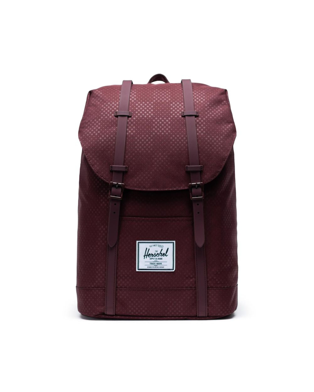 Herschel Zaino retreat plum dot check  10066-02994-OS 66419041002994