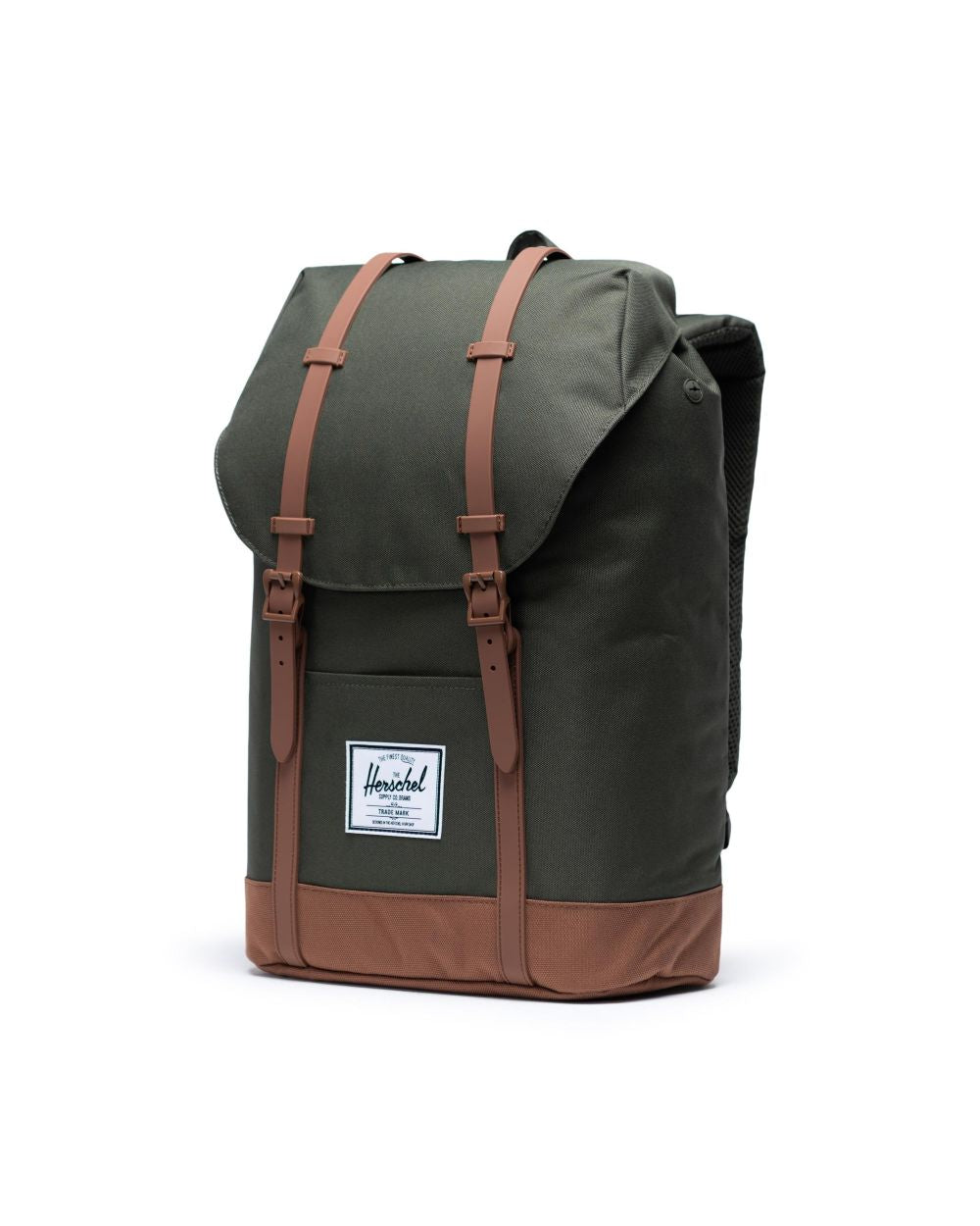 Herschel Zino Retreat backpack Dark Olive/Saddle Brown 10066-03011-OS 66419039003011