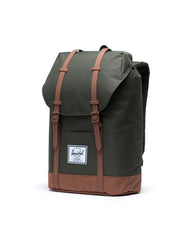 Herschel Zino Retreat backpack Dark Olive/Saddle Brown 10066-03011-OS 66419039003011