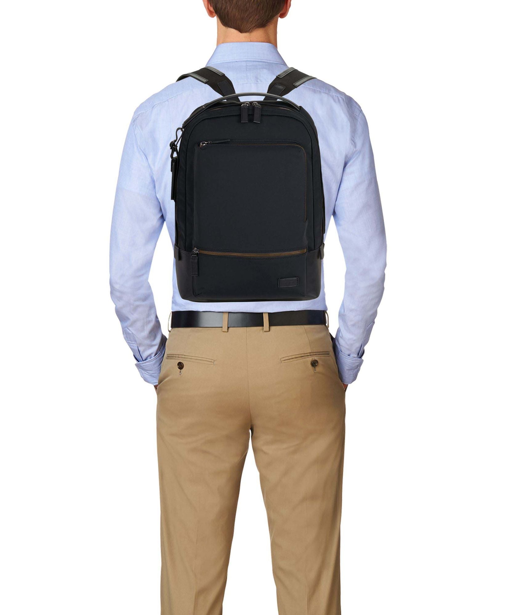 Tumi Bates Black Backpack De Santis Tumi Bates Black Backpack De Santis
