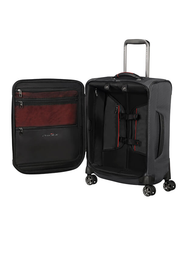 Trolley Bagaglio a mano Espandibile Samsonite Pro-Dlx 5 Spinner Nero 55x40x23 106371-1041