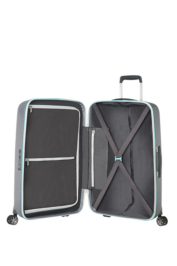 Samsonite Mixmesh Spinner (4 Ruote) 75Cm Grey/capri Blue 106747-7084 CH608003