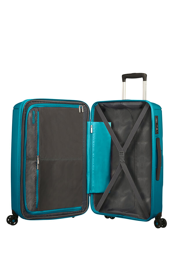 American Tourister sunside trolley (4 Ruote) 77Cm Teal 107528-2824 51G51003 grande 