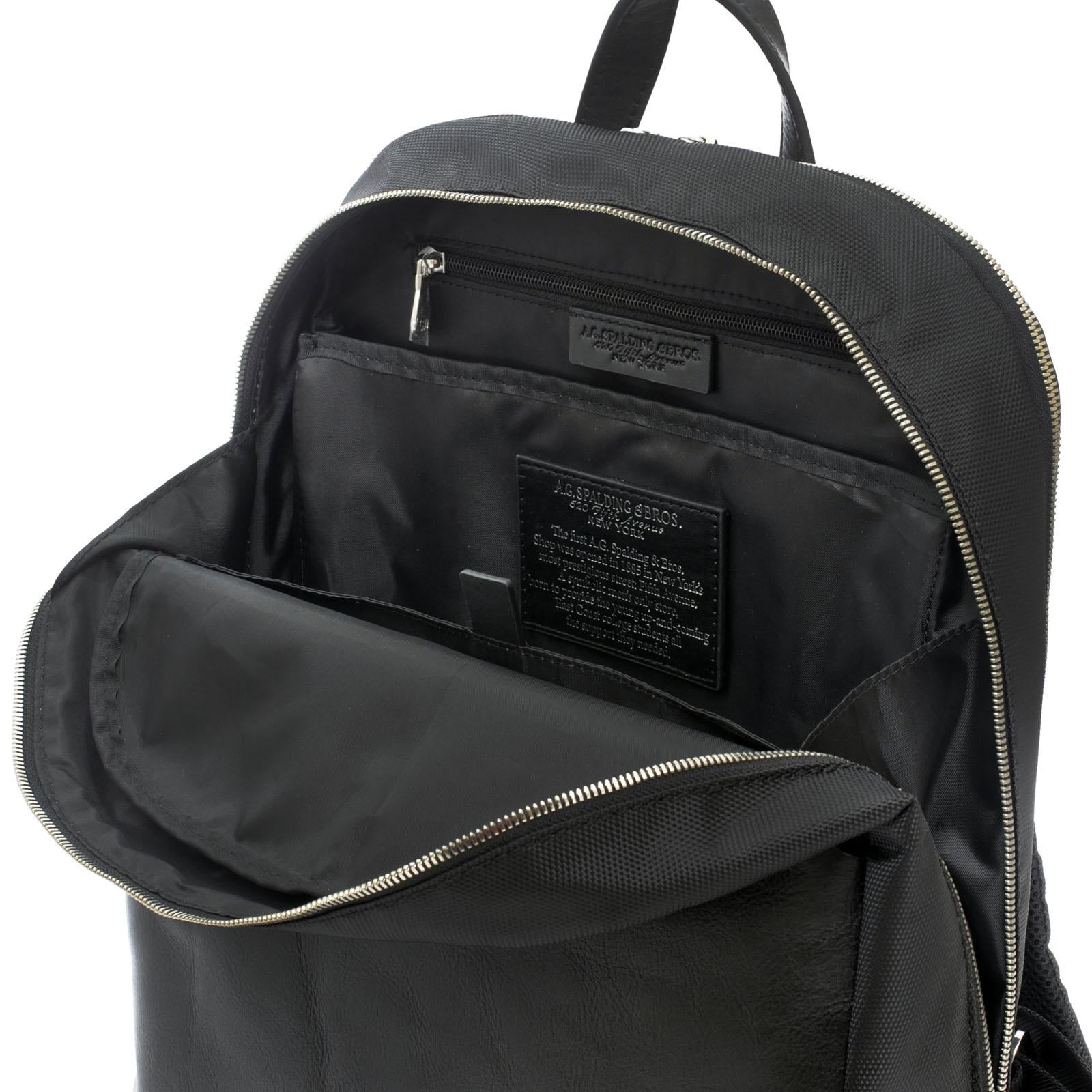 Spalding & Bros 309210U900 Zaino Round New Metropolitan Nero