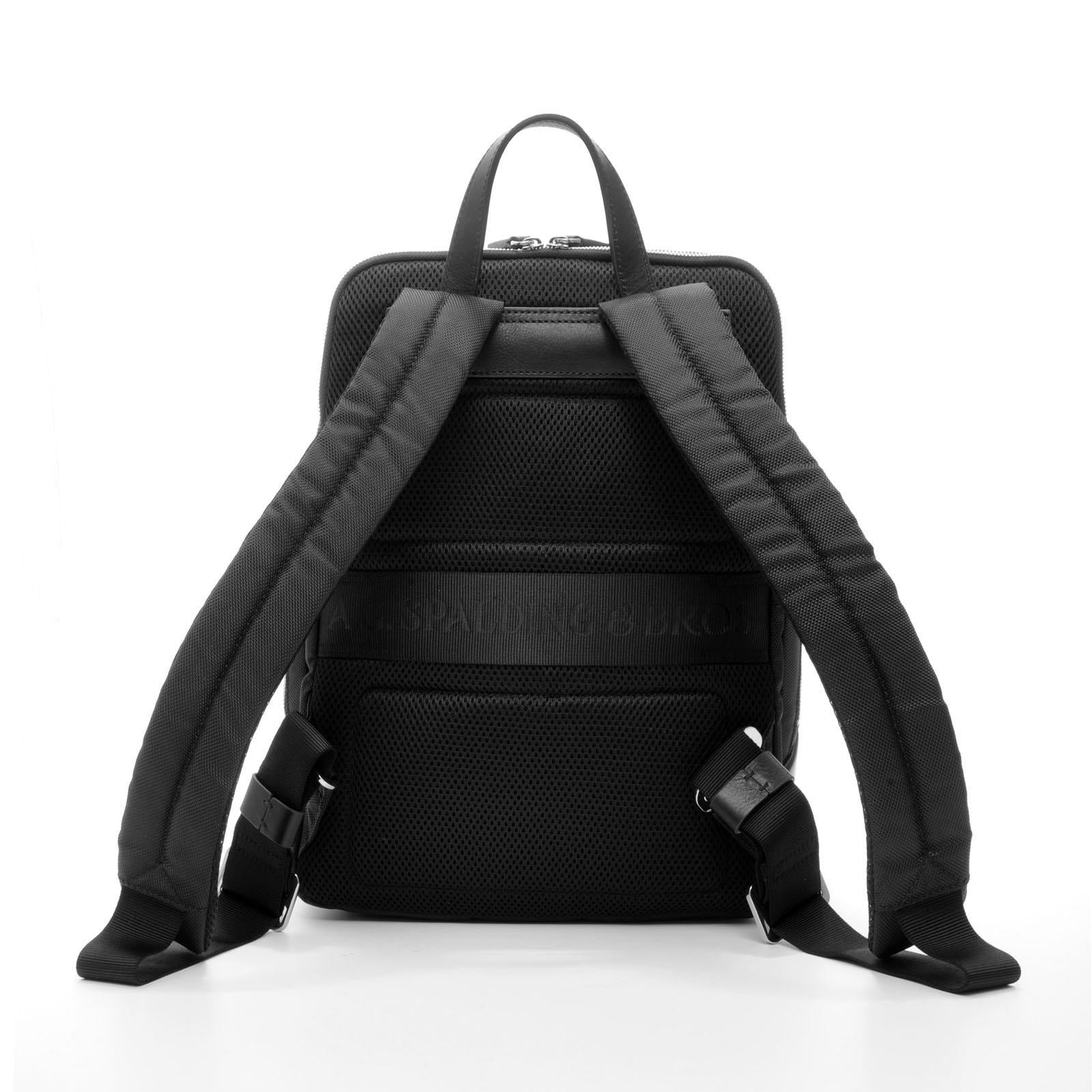 Spalding & Bros 309215U900 Zaino Square New Metropolitan Nero
