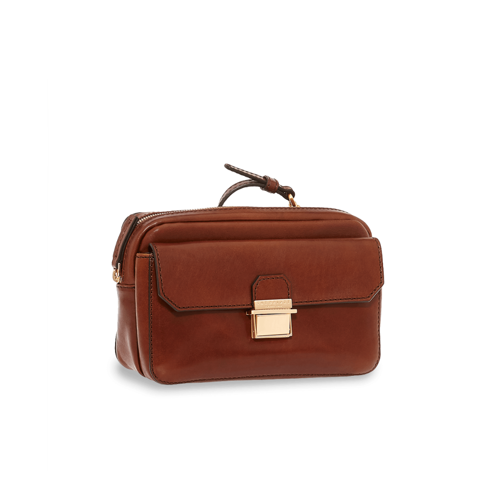 The Bridge 05342201.14 - Borsa Tracolla Marrone/Oro